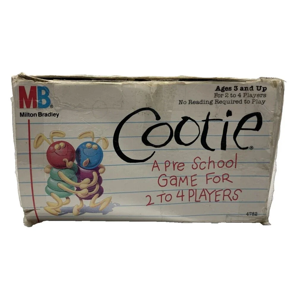 Cootie Game Incomplete Parts 1986 Made in USA